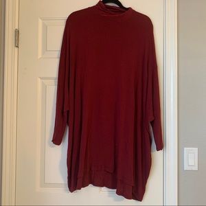 Oversized long sleeve shirt